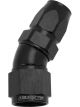 Aeroflow Cutter 30 Degree Stepped Hose End -10AN to -8 Black