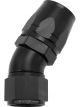 Aeroflow Cutter 30 Degree Stepped Hose End -12AN to -16 Black
