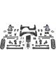 Fabtech For 07-14 GM K1500 SUV 4WD w/Autoride 6in Basic System