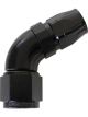 Aeroflow Cutter 60 Degree Stepped Hose End -8AN to -6 Black
