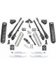 Fabtech For 05-07 Ford F250 4WD w/o Overload 6in 4 Link System w/Perf. S…