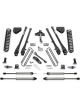 Fabtech For 08-10 Ford F350 4WD 10in 4 Link System w/DL Shocks