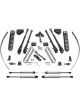 Fabtech For 08-16 Ford F250 4WD w/o Overload 8in 4 Link System w/DL Sh