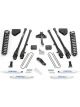Fabtech For 08-16 Ford F250/350 4WD 4in 4 Link System w/Perf. Shocks