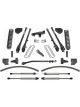 Fabtech For 17-20 Ford F250/350 4WD Diesel 8in 4 Link System w/DL Shoc
