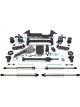 Fabtech For 03-05 Hummer H2 4WD w/Rear OE Air Bags 6in Perf. System w/