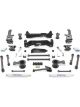 Fabtech For 06-09 Toyota FJ 4WD 6in Basic System w/Perf. Shocks