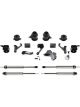 Fabtech For 19-21 Ram 2500 4WD 5in Basic System w/Coil Spacers & DL Sh…