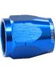 Aeroflow Alloy Cutter Style Hose End Socket -4AN Blue