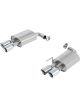 Ford Racing For 2018 Mustang GT 5.0L Extreme Muffler Kit Chrome T…