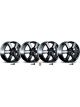 Ford Racing 20x8.5 Six-Spoke Matte Black Wheel Sets For Ford 15-16 F-150