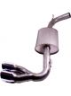 Ford Racing For 2012-2014 Focus Hatchback Axle Back Exhaust System