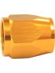 Aeroflow Alloy Cutter Style Hose End Socket -16AN Gold