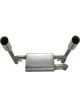 Gibson For 2014 Polaris RZR XP 1000 EPS Base 2.25in Dual Exhaust Stainle…