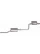 Gibson For 07-10 Dodge Charger SE 2.7L 2.5in Axle-Back Single Exhaust S…