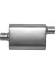 Gibson CFT Superflow Center/Offset Oval Muffler 4x9x18in/2.5in Inlet/2.…