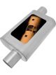 Gibson MWA Superflow Offset/Offset Oval Muffler 4x9x14in/3in Inlet/3in