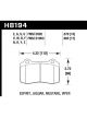 Hawk DTC-80 For 10-11 Chevy Camaro SS Race Rear Brake Pads