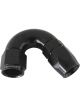 Aeroflow 570 One-Piece Full Flow 150 Degree Hose End -16AN Black