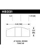 Hawk DTC-80 AP Racing/Brembo 30mm Race Brake Pads