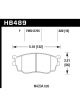 Hawk For 03 MazdaSpeed3 Protege HPS Street Front Brake Pads