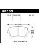 Hawk For 07-11 Audi S6 HPS 5.0 Rear Brake Pads