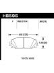 Hawk For 07-16 Toyota Yaris HPS 5.0 Front Brake Pads