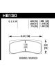 Hawk DTC-50 Alcon 20mm Race Brake Pads