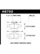 Hawk For 11-12 Dodge Durango 11-12 Jeep Grand Cherokee HPS 5.0 Rear…