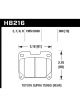 Hawk For 93-98 Toyota Supra TT HPS 5.0 Street Rear Brake Pads