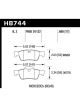 Hawk For 14-15 Mercedes G Class Performance Ceramic Street Rear Bra…