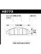 Hawk For 15-17 Ford Mustang DTC-60 Front Brake Pads
