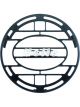 Hella Stone Shield Round Plastic Black Hella Logo Light Cover