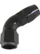 Aeroflow 570 One-Piece Full Flow 60 Degree Hose End -12AN Black
