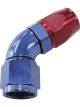 Aeroflow 570 One-Piece Full Flow 60 Degree Hose End -16AN Blue/Red