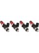 Injector Dynamics ID1300 Injectors- 11mm Top Adapter Red- D…