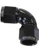 Aeroflow 90 Degree Full Flow Female Coupler -8AN Black