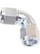Aeroflow 90 Degree Full Flow Female Coupler -16AN Silver