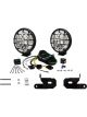 KC Hilites A-Pillar Mount Light Kit w/Apollo Pro Halogen For Jeep 18-23 JL/JT