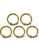 KC Hilites FLEX Series Coloured Bezel Rings Gold Pack of 5