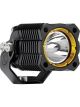KC Hilites FLEX Single LED Light 10 Watts Spread Beam Pair Pack System Black