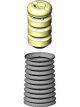 KYB Shocks & Struts Strut Boots Front For Mercedes BENZ 190 Series 1989-