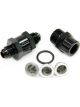 Aeroflow Inline Fuel & Oil Filter -8 inc 30, 80 & 150 Micron Element AF608-08BLK