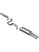 MagnaFlow System C/B For 99-01 Jetta 2.8 trndwn tips