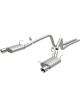 MagnaFlow For 13 Ford Mustang V6 3.7L Street Dual Split Rear Exit Stainl