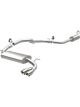MagnaFlow For 12 Ford Focus L4 2.0L HB Single Straight P/S Rear Exit Sta…