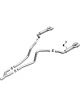 MagnaFlow For 10 Ford Mustang V6 4.0L Dual Split Rear Exit Stainless Cat