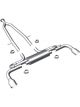 MagnaFlow For 02-08 Lexus SC430 L Stainless C/B For SYS Performance exha…