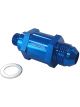 Aeroflow EFI Fuel Pump Check Valve -8AN (M12 x 1.5mm) Blue