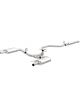 MagnaFlow Cat-Back SS 2.25/2.5in Dual Split Rear Exit Polished 3in Tip F